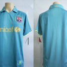 NEW 0709 BARCELONA AWAY SOCCER SHIRT +ANY NAME& NUMBER
