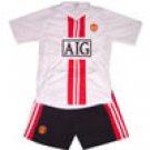 MAN UTD AWAY  W FOOTBALL KIDS SET FREE NAME&NUMBER s-xxl