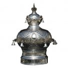 Silver Plated Torah Crown with Rounded Scales