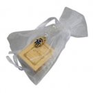 2.5x3 cm Tehillim in gold with a bag