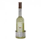 Sterling Silver Wine Coaster with Jerusalem