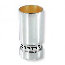 Sterling Silver Liquor Cup with Cut-out “LeChaim”