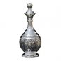 Silver Plated Wine Decanter with Spider Web Pattern