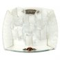 Glass Wine Cup Set with Tray and Six Small Cups