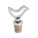 Yair Emanuel Metal Wine Bottle Stopper with Dove