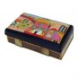 Yair Emanuel Kitchen Sized Wooden Matchbox Holder with Western Wall design