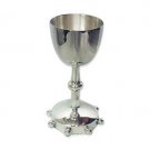 Sterling Silver Kiddush Cup with Circle Base