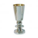 Sterling Silver Kiddush Cup with Stem of Disc and Sphere