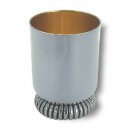 Sterling Silver Kiddush Cup with Coiling Base