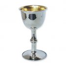 Sterling Silver Kiddush Cup with Smooth Reflective Surface