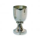 Sterling Silver Kiddush Cup with Pearls on Stem