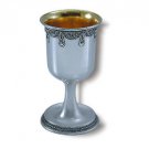 Sterling Silver Kiddush Cup with Drops