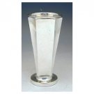 Sterling Silver Kiddush Cup with Octagonal Shape and Round Base