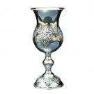 Silver Plated Kiddush Cup – Wine Grapes