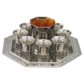 Kiddush Cup and Eight Cups