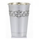 Silver Plated Kiddush Cup with Drops