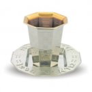 9 cm Nickel Kiddush Cup Kabbalah Rivers