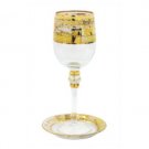 21 cm Glass Kiddush Cup Jerusalem