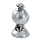 Sterling Silver Spice Box with Drops and Orb Shape