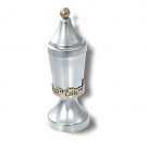 Sterling Silver Spice Box with Tower Shape and Jerusalem