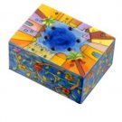 Yair Emanuel Havdalah Spice Box with Western Wall Design (Includes Cloves)