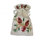 Yair Emanuel Havdalah Spice Bag and Cloves with Pomegranate Design