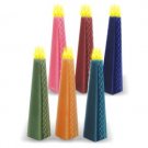 20 CM Set of Four Havdalah Candlesticks with Various Colors