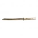 Sterling Silver Shabbat Challah Knife with Wheat Motif