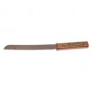 Challah Knife with Copper and Brass Jerusalem Handle