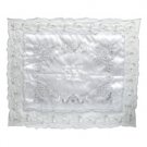 Cloth Shabbat Challah Cover with Fish and Floral Pattern