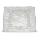 45x55 Centimeter Satin Challah Cover with the ""Ornament Gate"" 