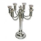 8 Branch Sterling Silver Candelabra in Pearl Design