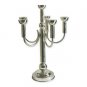 6 Branched Candelabra in Hammered Sterling Silver