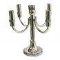 Sterling Silver 4 Branch Candelabra with Jerusalem Panorama