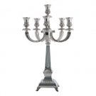 Hazorfim Tall Shabbat Candelabra with Five Branches