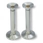 Sterling Silver Shabbat Candlesticks in Column Design