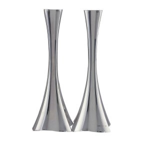 Hazorfim Sleek Shabbat Candlesticks