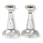 Sterling Silver Shabbat Candlesticks in Classic Design