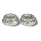 Sterling Silver Travel Size Candlesticks Jerusalem of Gold