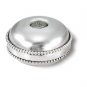 Sterling Silver Travel Size Candlesticks with Pearl Border