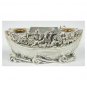 Sterling Silver Shabbat Candlesticks with Noah’s Ark and Animals