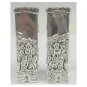 Sterling Silver Shabbat Candlestick Set with Tower of David and Jerusalem