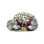 Ceramic Shabbat Shalom Candlesticks