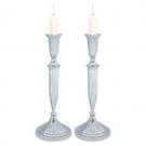 32 cm Nickel Candlesticks
