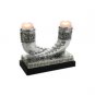 Shofar Candlesticks on Jerusalem