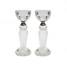Slender Ball Crystal Candlesticks