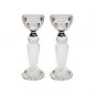 Slender Ball Crystal Candlesticks