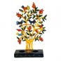 Yair Emanuel Shabbat Candlesticks with Bird Backsplash