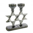 15 cm Magen David Candlesticks