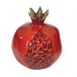 Yair Emanuel Cast Aluminum Pomegranate Candlestick in Red